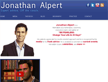 Tablet Screenshot of jonathanalpert.com